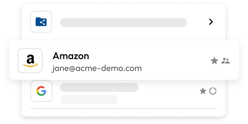 Save your passwords in your Keeper Vault